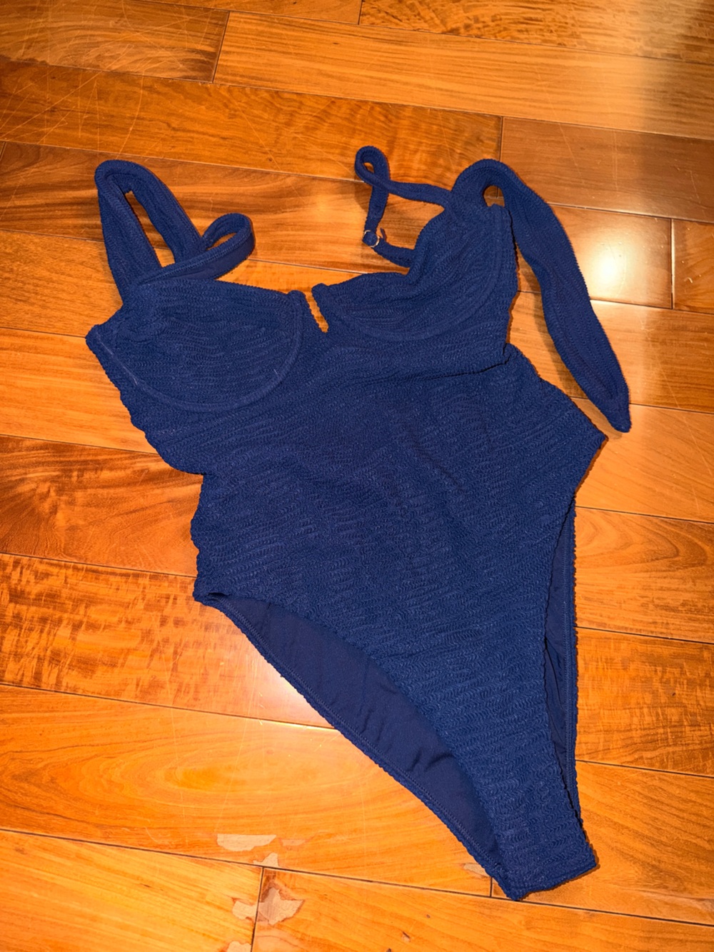 Monday Swimwear Midnight Crinkle One Piece